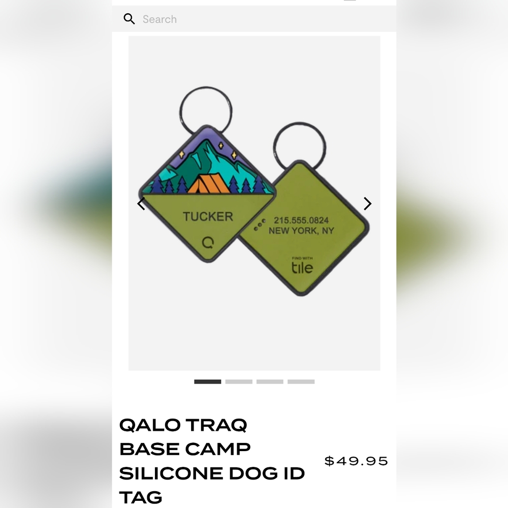 QALO TraQ Base Camp Trackable Dog ID Tag - Picture 5 of 6